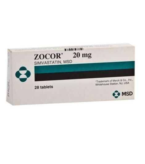 Zocor 20Mg Tabs 28'S