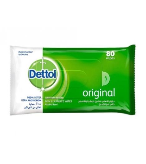 Dettol Antibacterial 80 Wipes