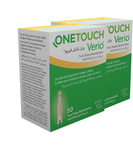OneTouch Verio® 50 Strips Pack of 2