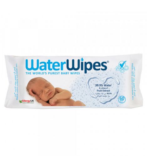 WaterWipes Baby Wipes 60's