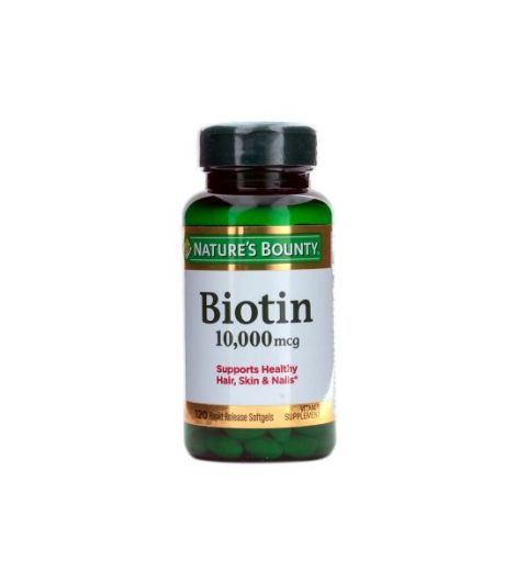 Nature's Bounty Biotin 10,000mcg 120 Softgels
