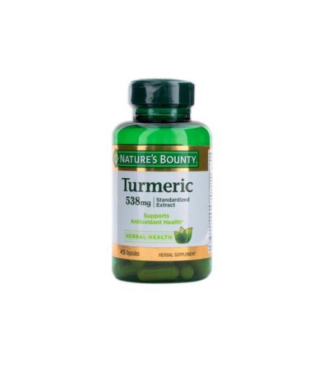 Nature's Bounty Turmeric 538mg 45 Capsules