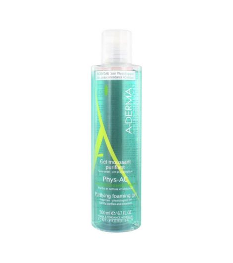 A-Derma Physac Foaming Cleansing Gel For Acne 200 Ml