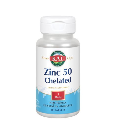 Kal Zinc 50 Chelated 90Tab