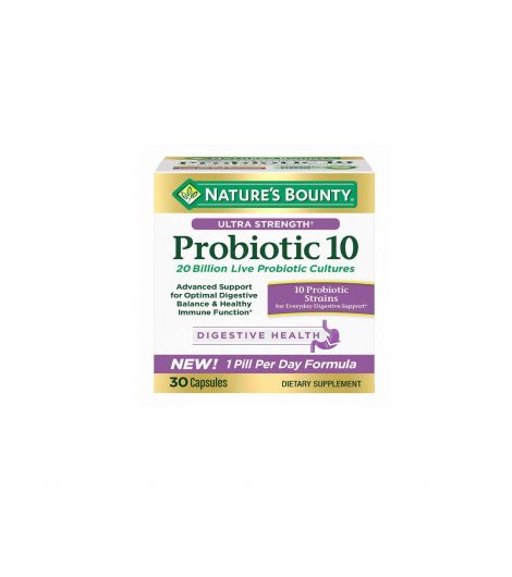 Nature's Bounty Probiotic 10 30 Capsules