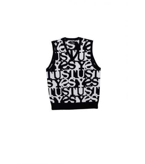 STUSSY MEN'S STACKED SWEATER VEST