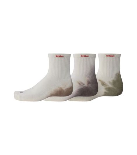 NEW BALANCE GRADIENT EMBROIDERY ANKLE 3 PACK SOCKS