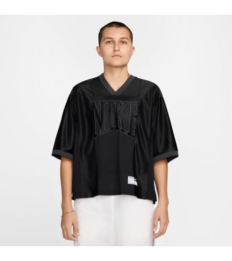 NIKE SPORTSWEAR WOMEN'S STREET SHORT SLEEVE GRAPHIC JERSEY TOP