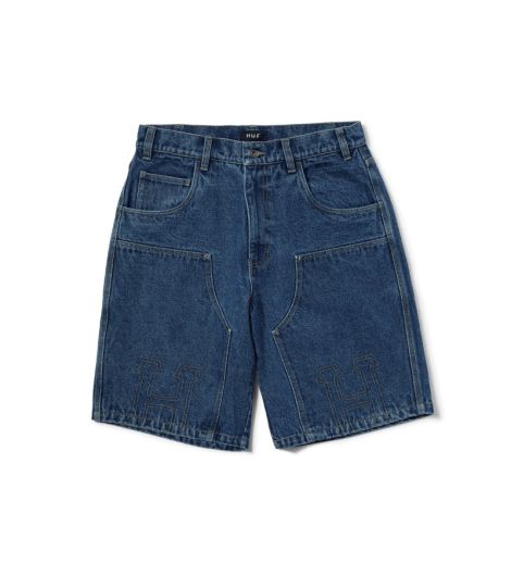 HUF CLASSIC H DOUBLE KNEE DENIM SHORT