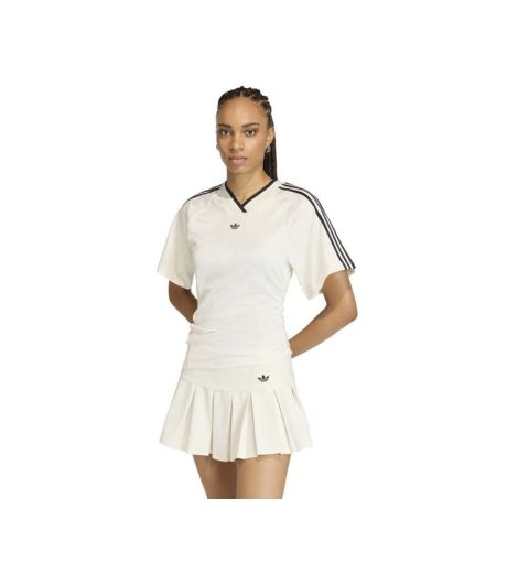 ADIDAS WOMEN'S ROUCHED FOOTBALL JERSEY