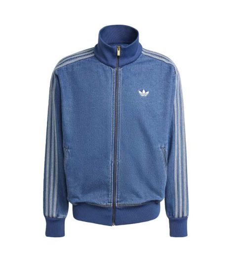 Adidas Men's ADICOLOR DENIM FIREBIRD TRACK TOP