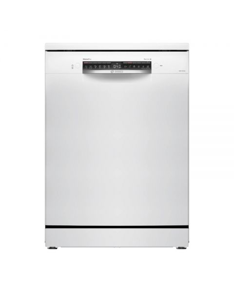 غسالة أطباق عامودية من بوش سلسلة 4، 6 برامج، 14 إعداد، SMS4ECW26M - أبيض