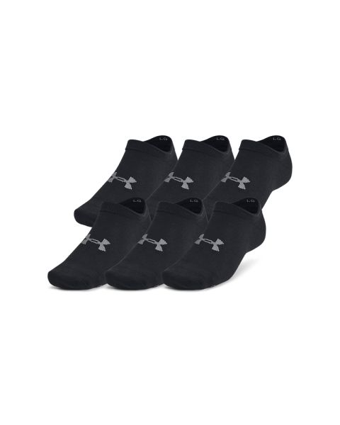 Under Armour Unisex Essential No Show Socks 6Pk