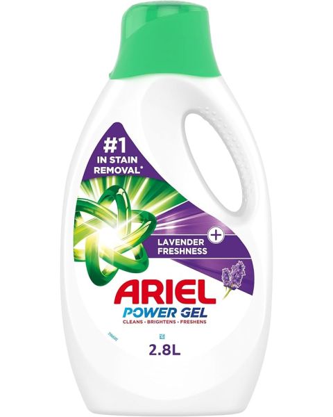 Ariel Lavender Freshness Laundry Detergent Power Gel 2.8L