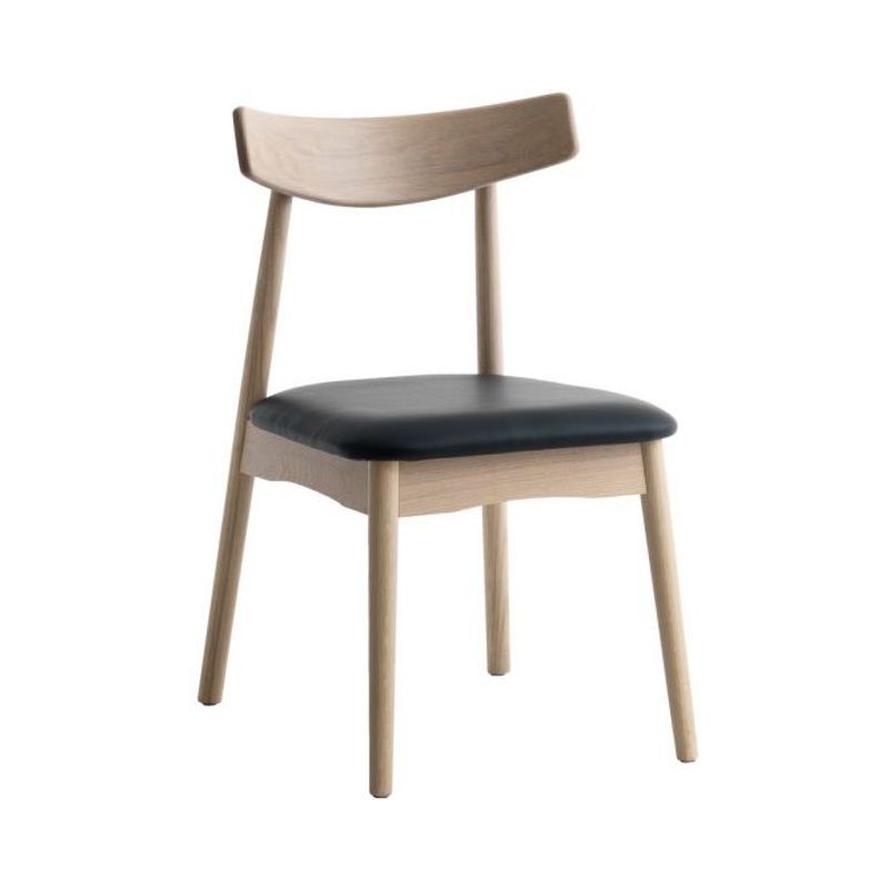 Dining chair LYNGHOLM black/light oak
