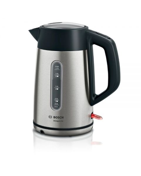 Bosch DesignLine Kettle, 3000W, 1.7L, TWK4P440GB – Stainless Steel