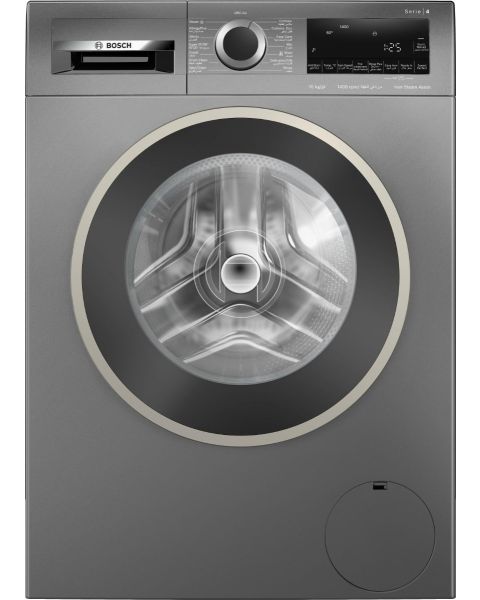 Bosch Series 4 Washing Machine, Front Loader 9 kg WGA144ZRSA - Cast Iron Grey