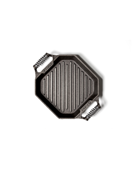 Finex Grill Pan Cast Iron, G12-10002, 12 Inches - Golden Bronze