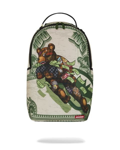 Sprayground Money Fly Bear Dlxsr Backpack