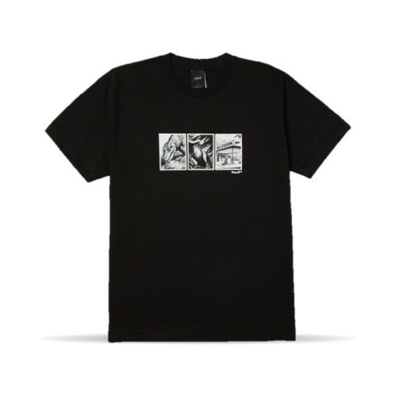 HUF MEN'S FOSSIL FUEL SHORT SLEEVE TSHIRT