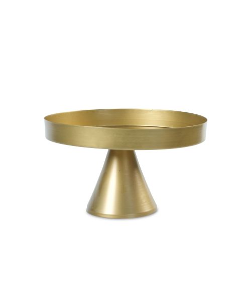 Fruit tray with stand - Gold Antique