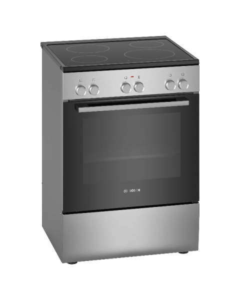 Bosch Series 2 4 Burners Electric Cooker, 60x60cm, HKL060070M - Stainless Steel