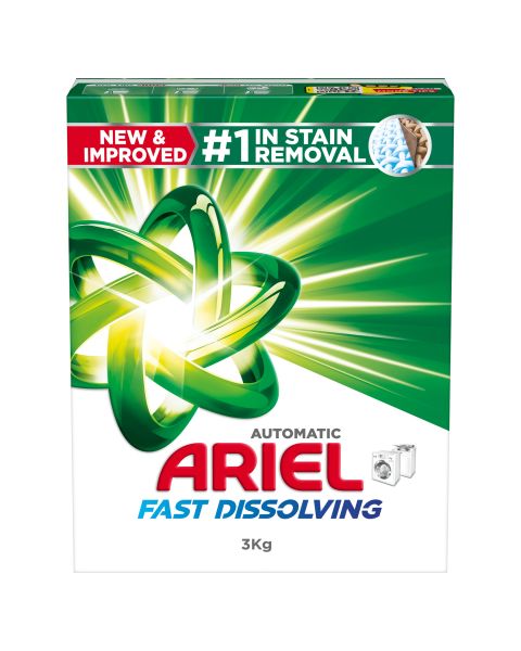 Ariel Automatic Powder Laundry Detergent Original Scent 3 Kg