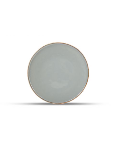 Eden Flat Plate 28Cm - Green/Grey