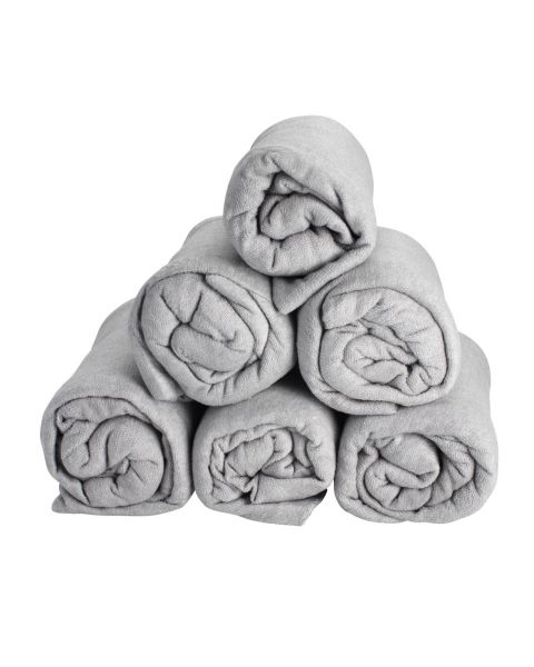 Terry sheet 170/180x200x25cm grey