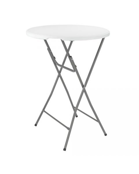 طاولة مشروبات LANGERIM - قطر 80 سم، أبيض