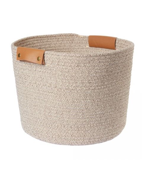 Basket KARLJOHAN W38xL38xH28cm grey