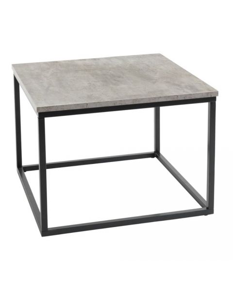طاولة جانبية DOKKEDAL - مقاس 60×60، لون رمادي خرساني