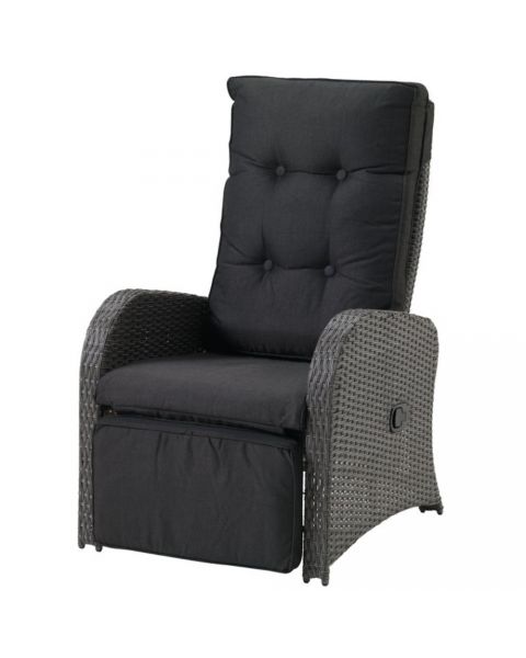 كرسي بظهر متحرك رمادي