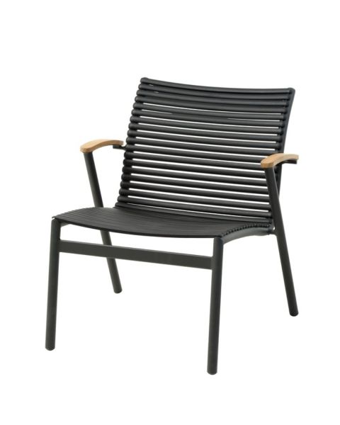 كرسي لاونج - أسود