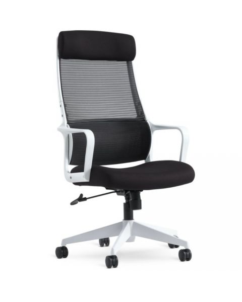 كرسي مكتب HEDENSTED - نسيج أسود/أبيض