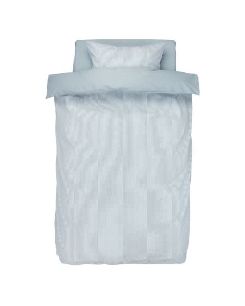 Duvet cover set with sheet SHEILA Yarn dyed 140x200 blu