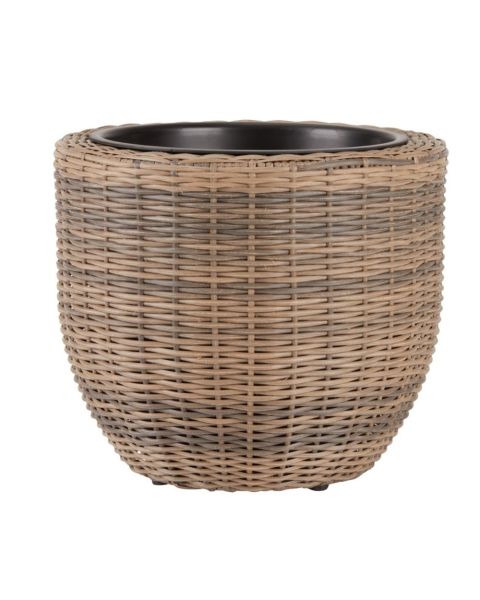 حوض نبات SVARTBAK على شكل سلة - قطر 42 سم × ارتفاع 36 سم، بيج