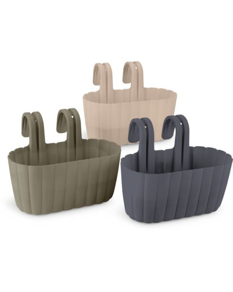 حوض نبات BUKSEBIE للشرفة - مقاس 25×25 سم، قطعة واحدة (تصاميم متنوعة)