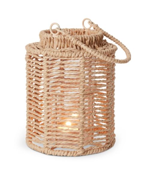 فانوس MANDRUP - قطر 15 سم× ارتفاع 20 سم، بيج