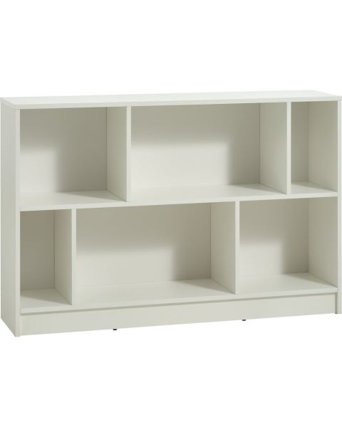خزانة كتب MOSBJERG بـ6 أرفف - أبيض