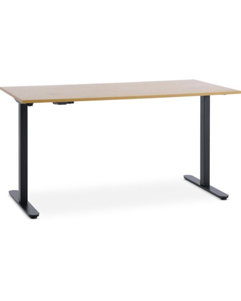 مكتب عالي SVANEKE - مقاس 70×140، لون بلوط/أسود