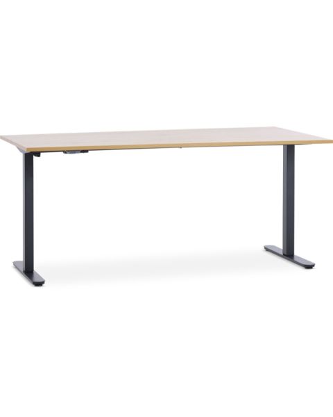 مكتب عالي SVANEKE - مقاس 80×160، لون بلوط/أسود