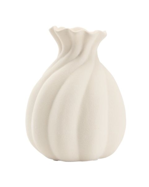 Vase GUNNI 14xH18cm white