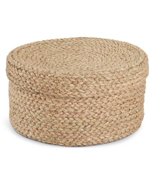 صندوق تخزين FRITLEV - مقاس 30×ارتفاع 15 سم مع غطاء، بيج