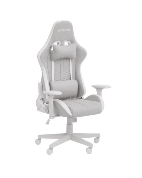 كرسي ألعاب NIBE - أبيض / نسيج بيج