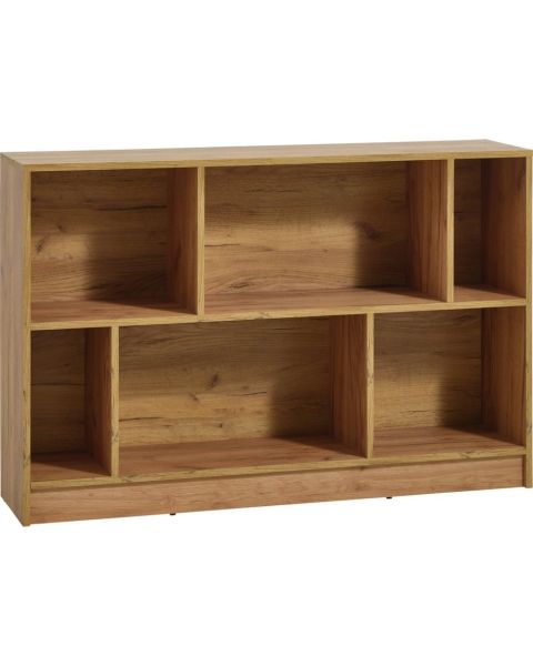 خزانة كتب MOSBJERG بـ6 أرفف - مظهر البلوط