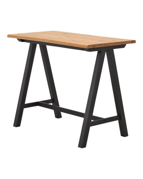 Bar table SANDBY 71x128 natural oak/black