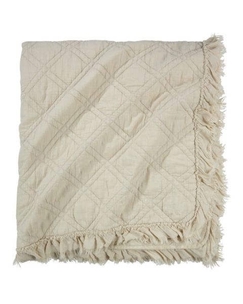Bed throw HENGEAKS 220x240 beige