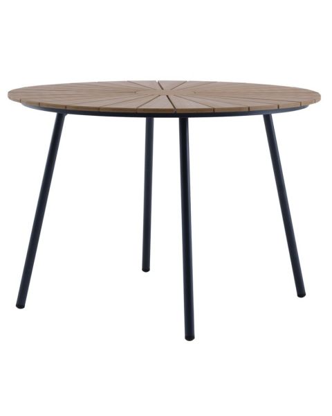 طاولة حدائق RANGSTRUP - قطر 110، بيج/أسود