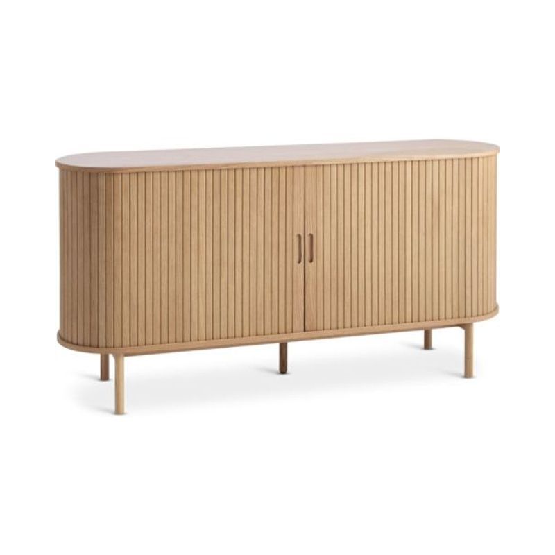 Sideboard LYNGVIG 160 cm 2 tambour doors natural oak